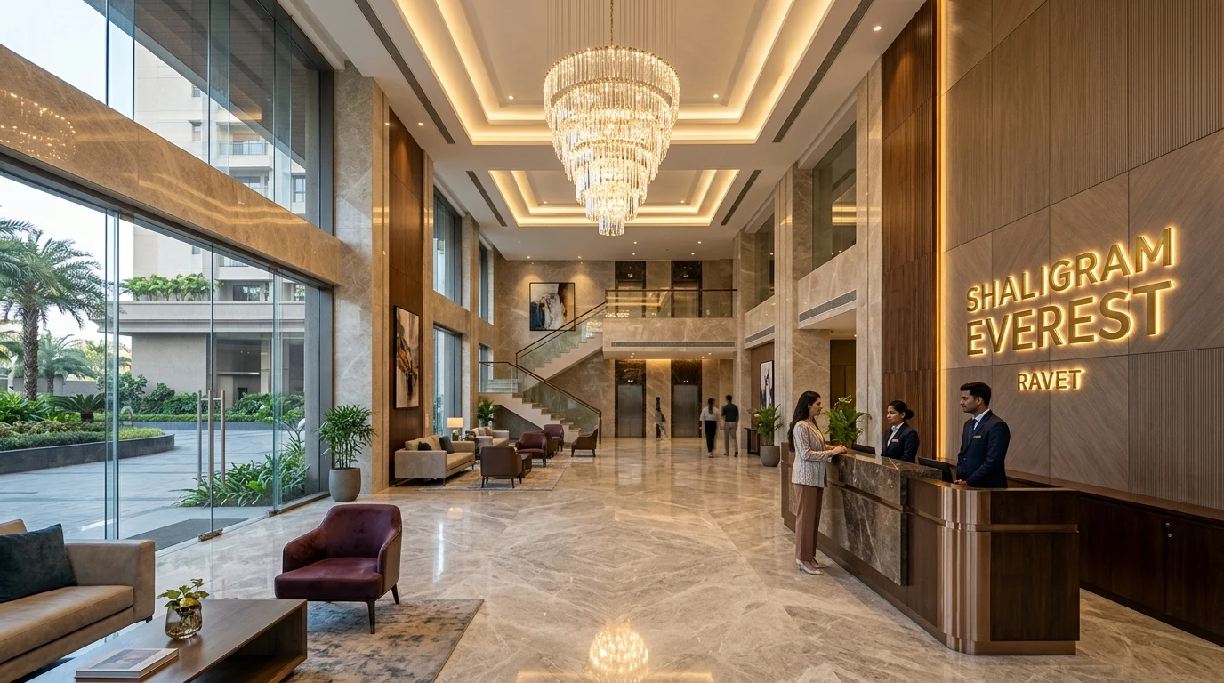 Shaligram Everest Ravet Entrance Lobby